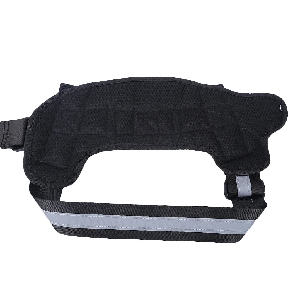 Custom No-Pull Reflective Dog Harness with Personalized Patch