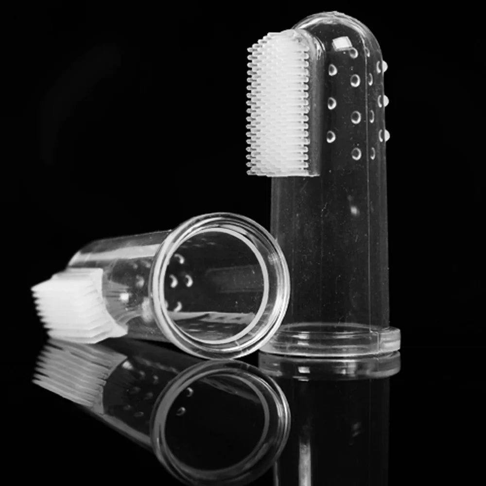 Soft Silicone Finger Toothbrush for Medium Dogs