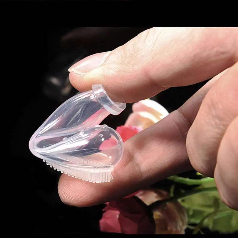 Soft Silicone Finger Toothbrush for Medium Dogs