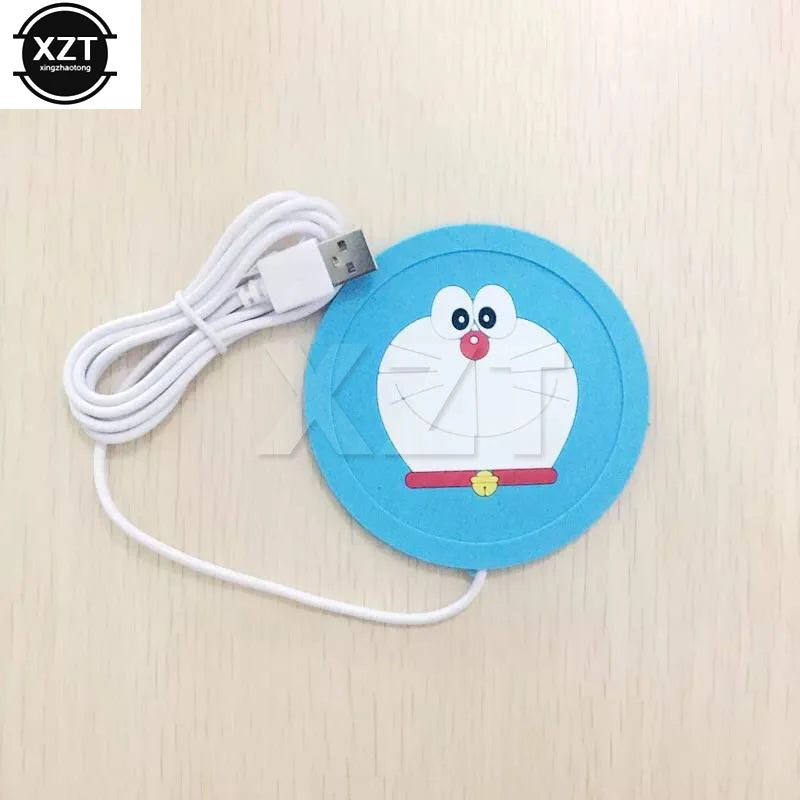 USB Cartoon Silicone Cup Warmer Pad – Coffee & Tea Heater