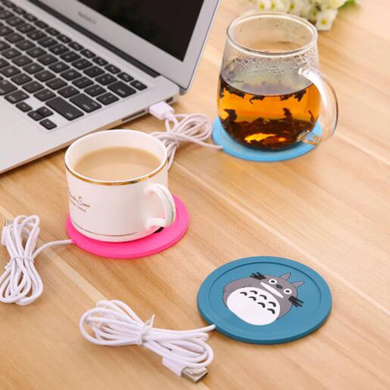 USB Cartoon Silicone Cup Warmer Pad – Coffee & Tea Heater