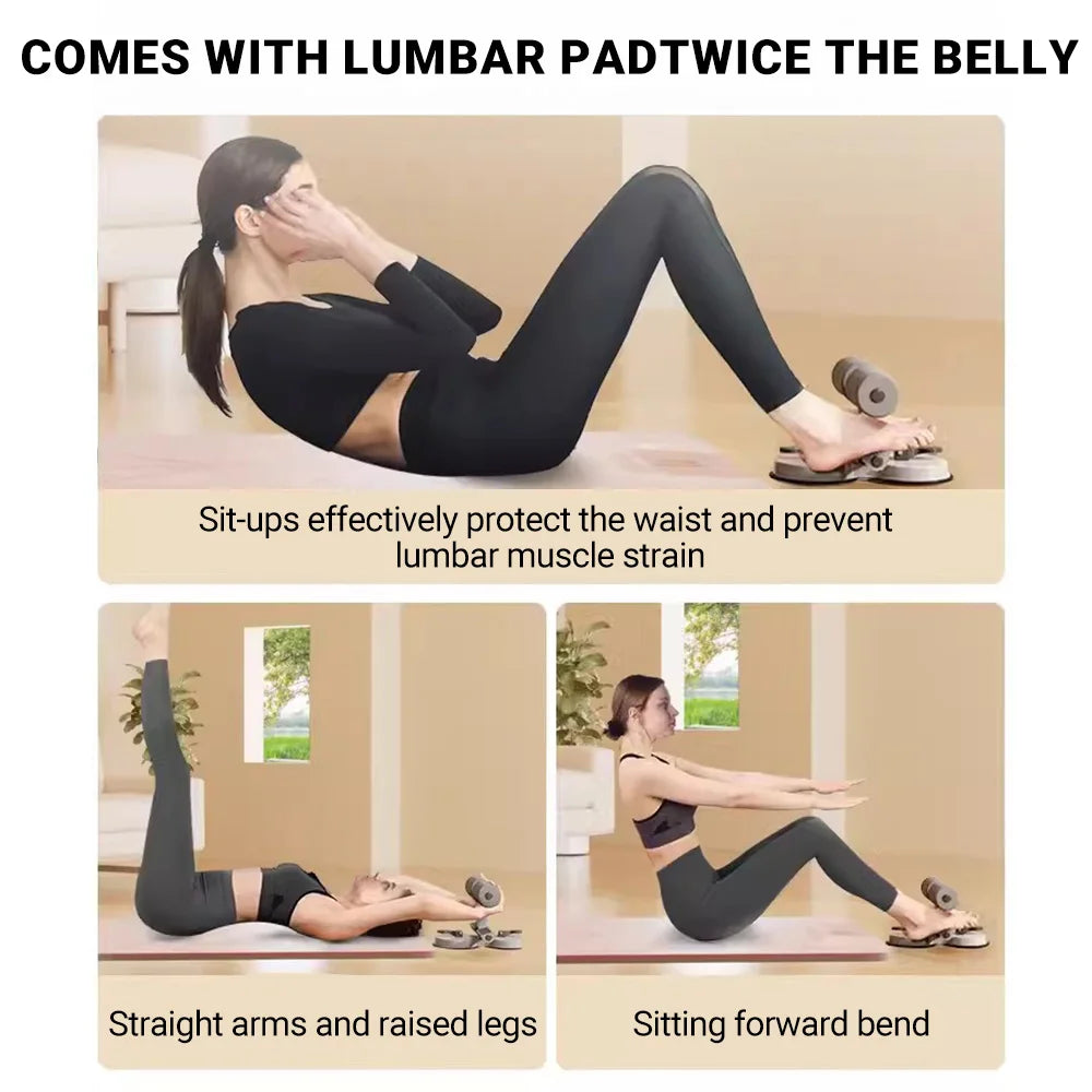 Portable Sit-Up & Push-Up Assistant for Total Body Workout