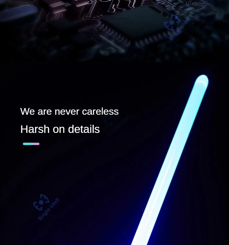 RGB Metal Lightsaber Laser Sword – 15 Color Change with Sound Effects