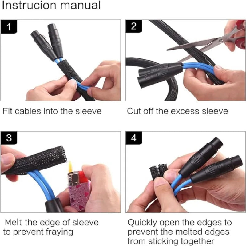 163-Piece Cable Organizer Kit – Home & Office Wire Management Set