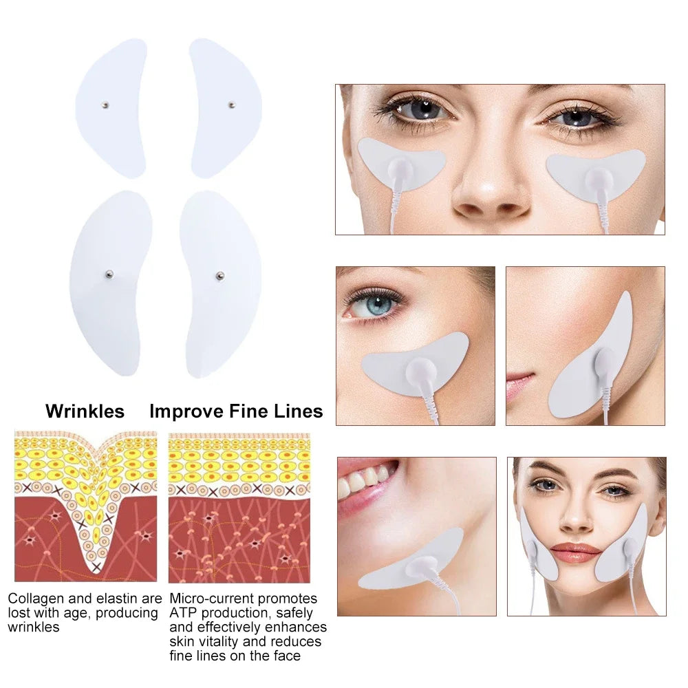 TENS EMS Muscle Stimulator Electrode Fabric Pads