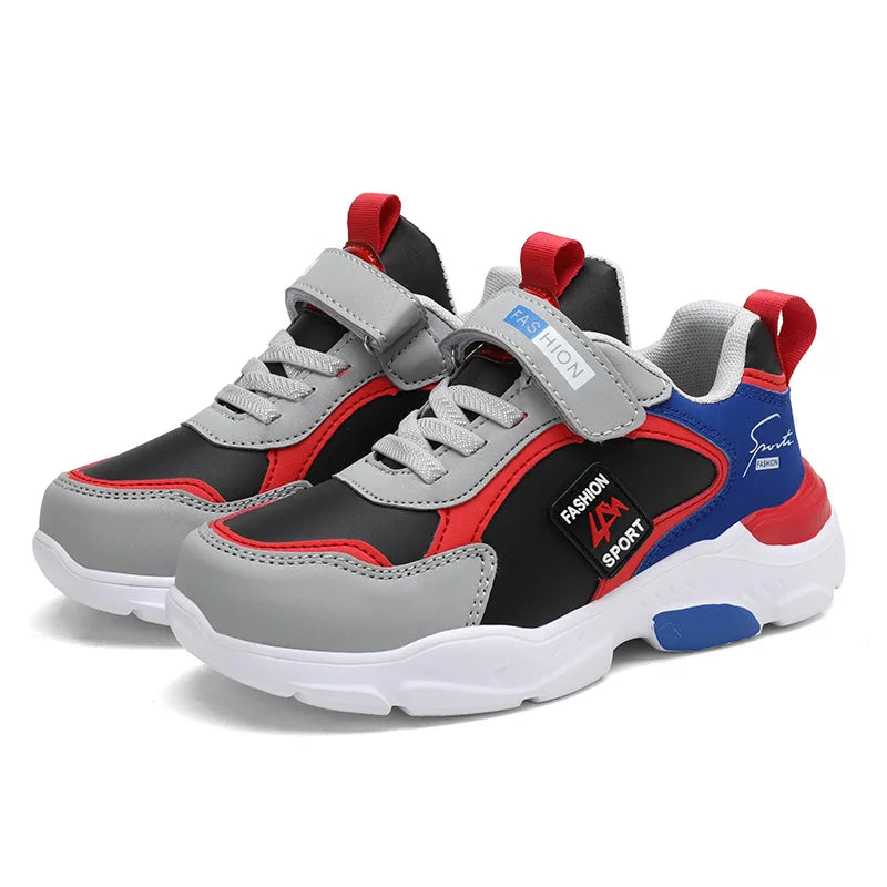 Kids’ Lightweight Sports Sneakers – Breathable Running Shoes for All Seasons