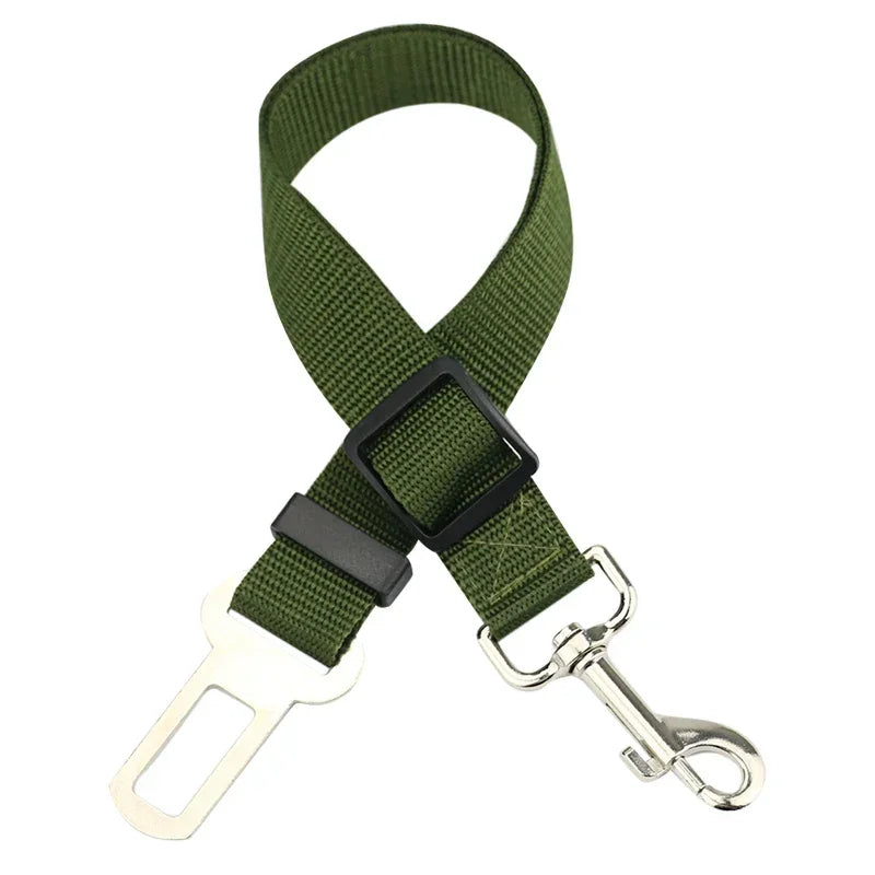 Adjustable Pet Car Seat Belt for Dogs and Cats – Safety Harness Clip