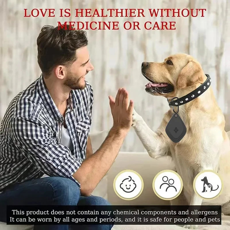 Ultrasonic Mini Mosquito Repellent – USB Rechargeable Pet Collar Bug Repeller