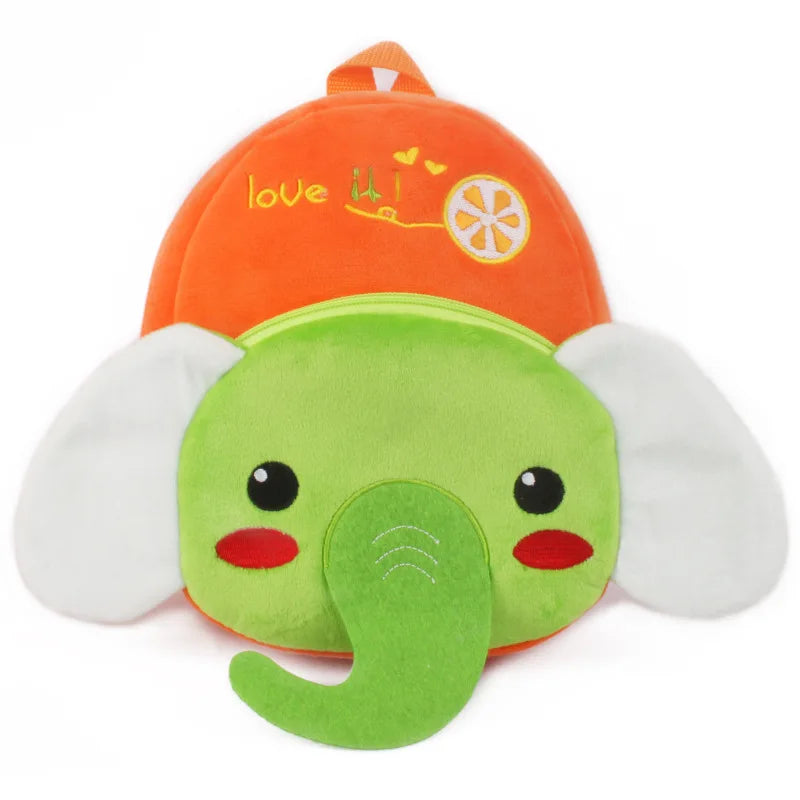 3D Cartoon Plush Kids School Backpack