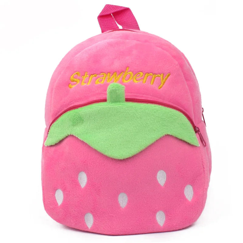 3D Cartoon Plush Kids School Backpack