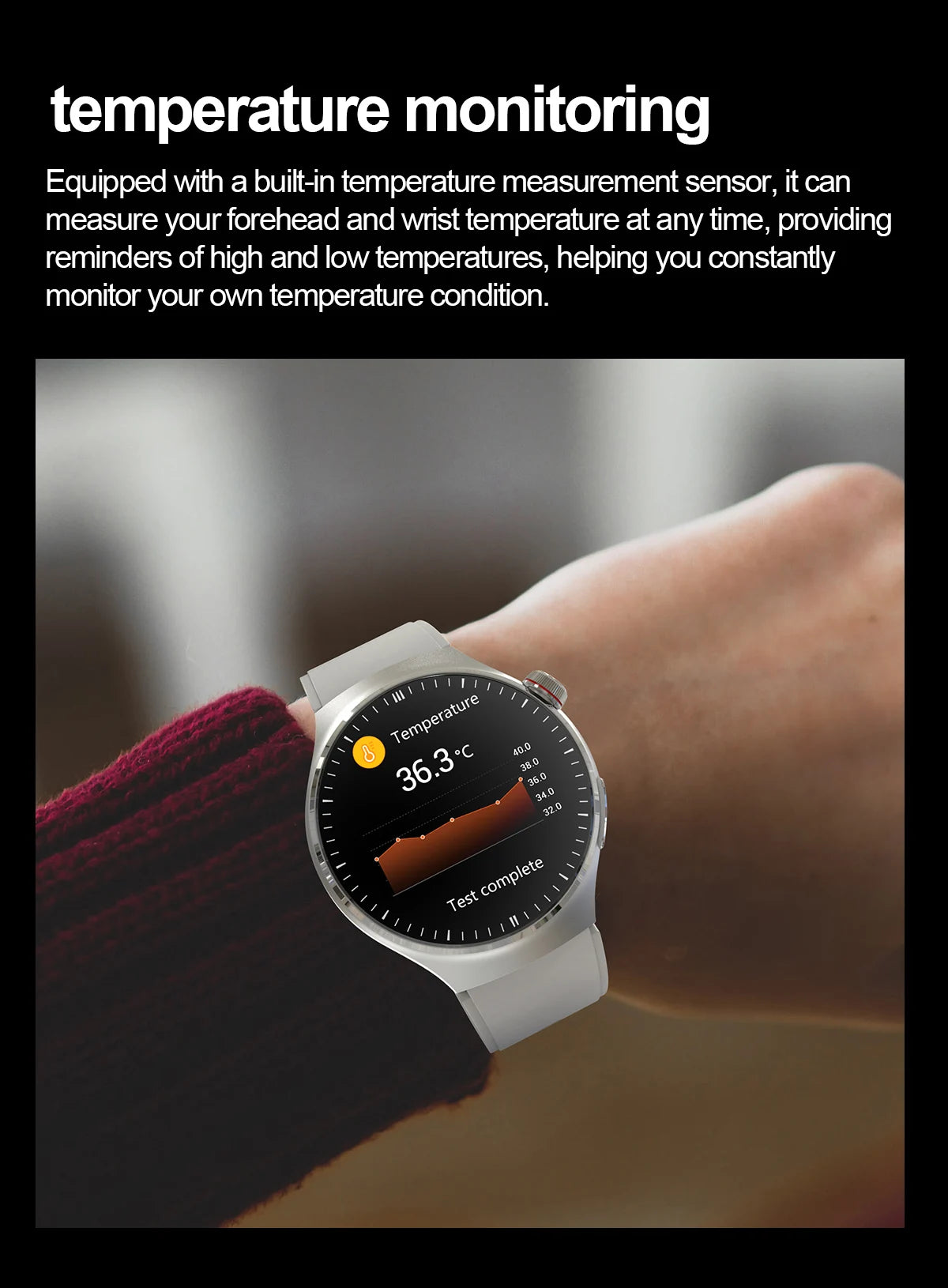 XIAOMI Health Smartwatch – 5-in-1 Health Tracker