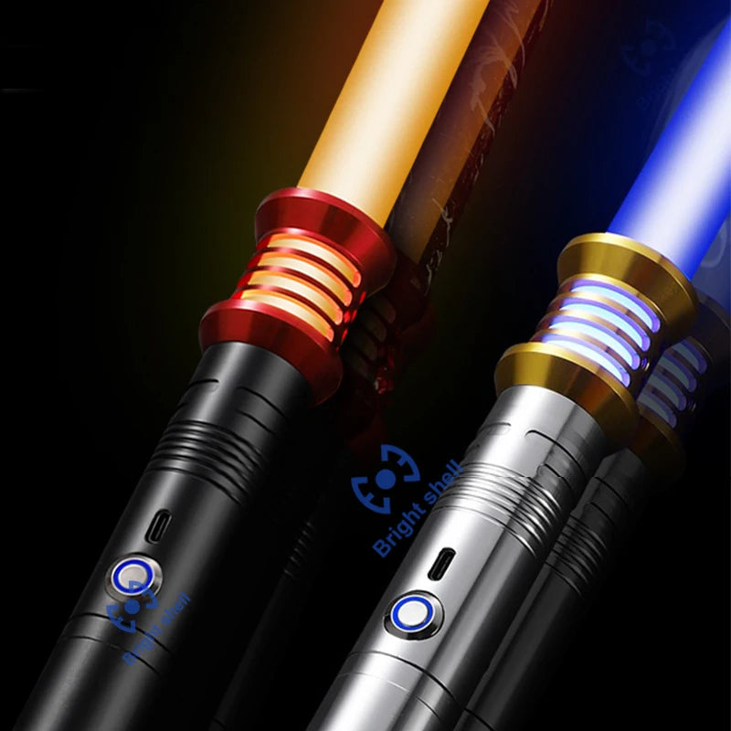 RGB Metal Lightsaber Laser Sword – 15 Color Change with Sound Effects