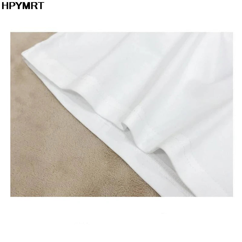 Casual Men's White T-Shirt – Hipster Harajuku Short Sleeve Tee