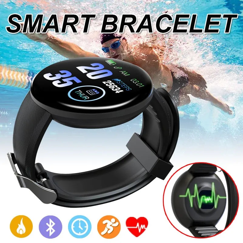 D18 Smart Watch Fitness Tracker