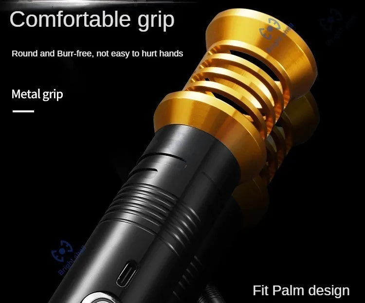 RGB Metal Lightsaber Laser Sword – 15 Color Change with Sound Effects