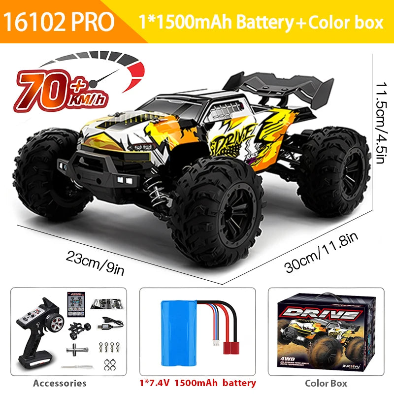 1:16 High-Speed 4WD RC Car - 70KM/H or 50KM/H