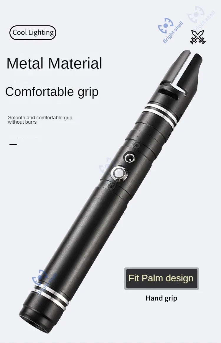 RGB Metal Lightsaber Laser Sword – 15 Color Change with Sound Effects