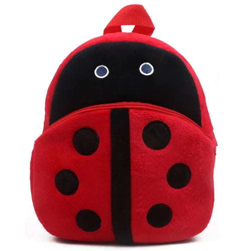 3D Cartoon Plush Kids School Backpack