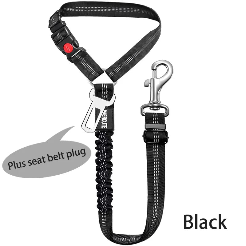 2-in-1 Dog Harness & Leash with Car Seat Belt