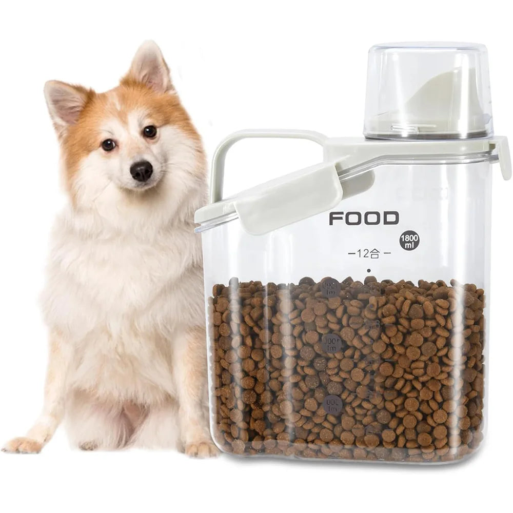 Large Pet Food Storage Container with Lid