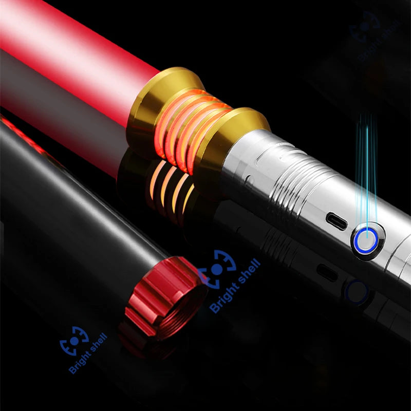 RGB Metal Lightsaber Laser Sword – 15 Color Change with Sound Effects