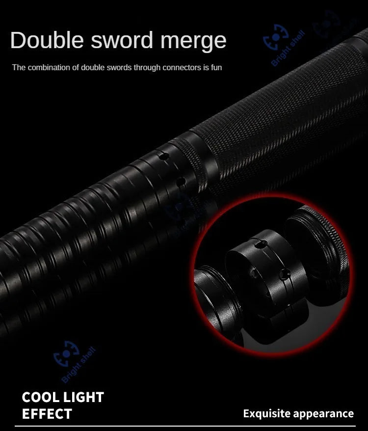 RGB Metal Lightsaber Laser Sword – 15 Color Change with Sound Effects