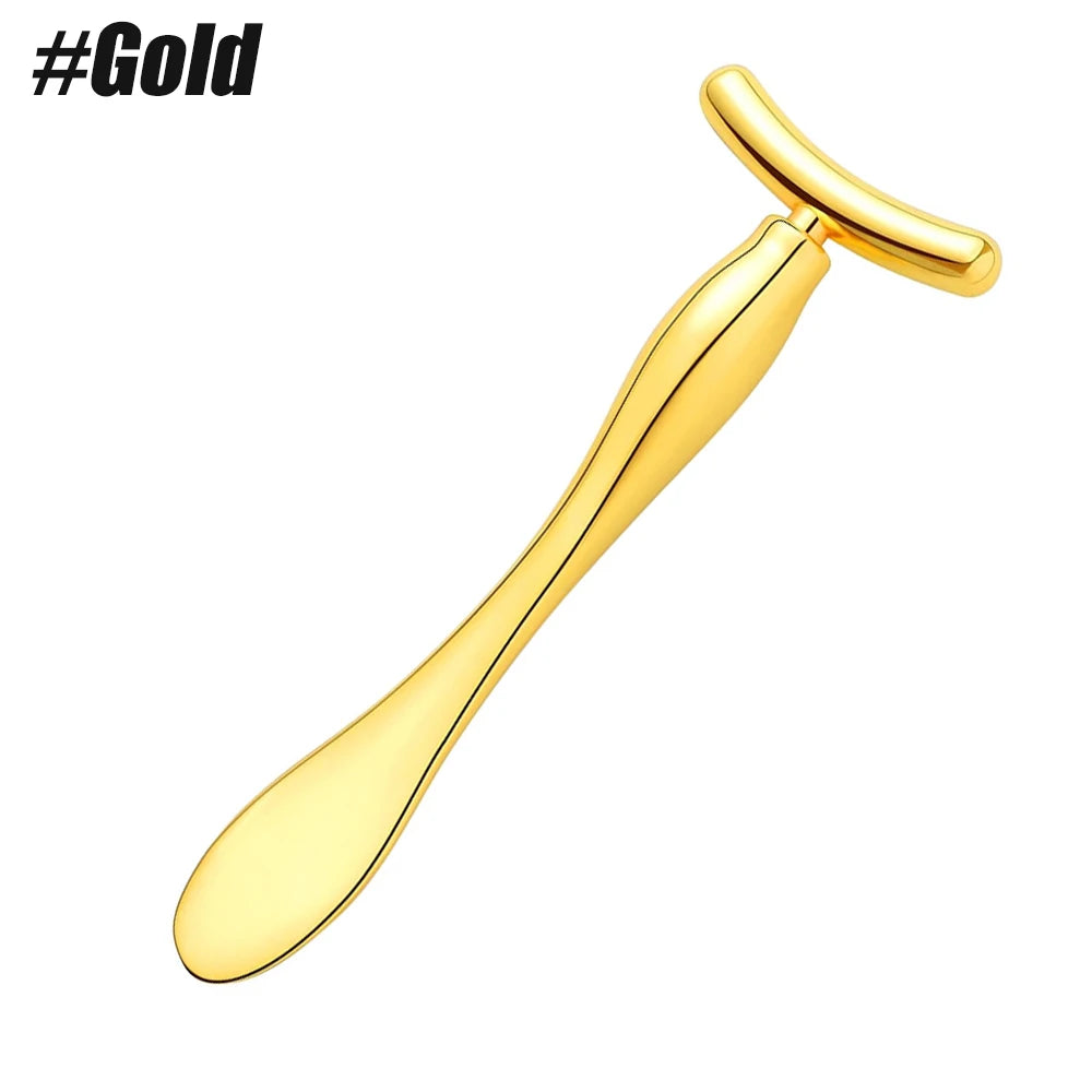 Mini Metal Makeup Spatula & Eye Cream Massage Stick