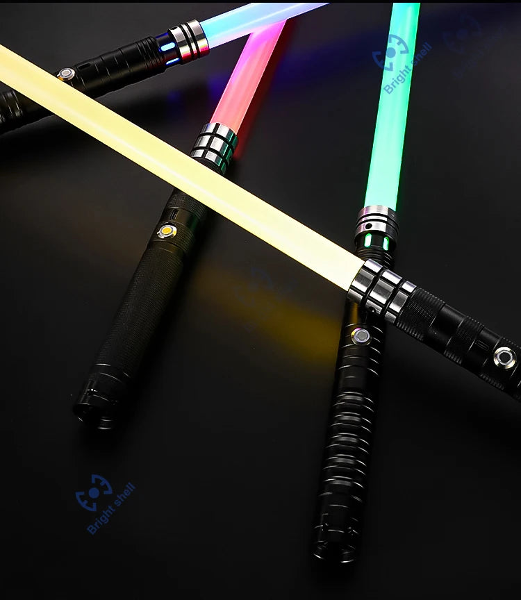RGB Metal Lightsaber Laser Sword – 15 Color Change with Sound Effects