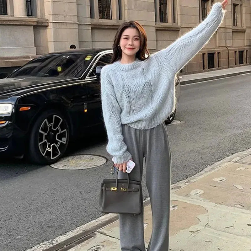 Lucyever Women's Lazy Style Knit Sweater