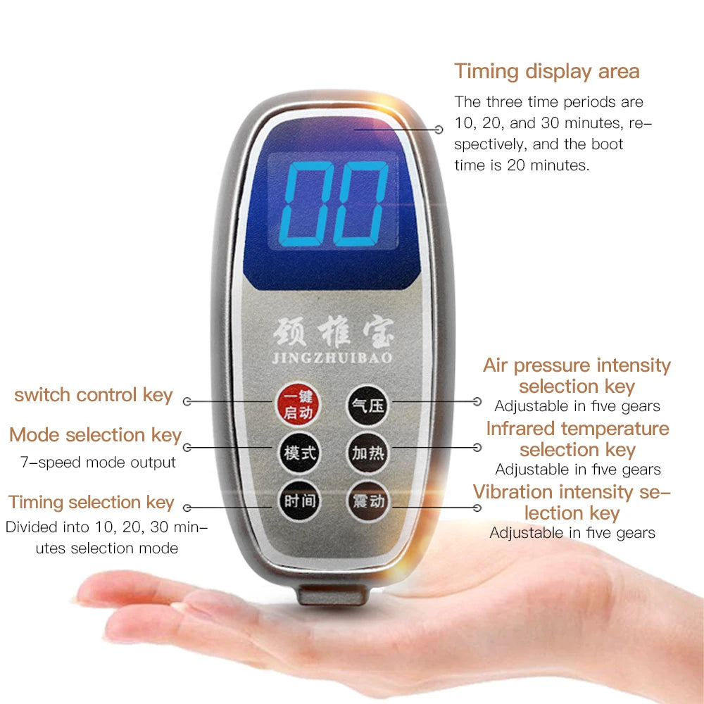 Electric Infrared Heating Neck & Shoulder Massager