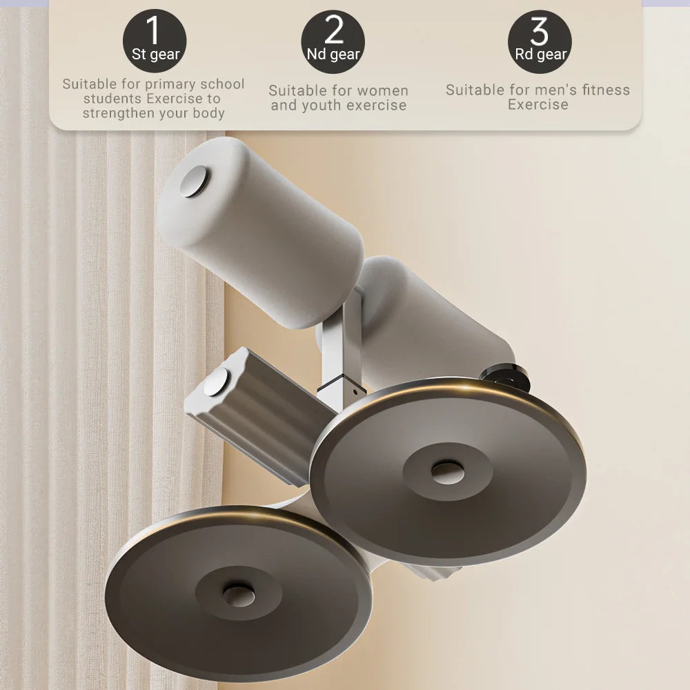 Portable Sit-Up & Push-Up Assistant for Total Body Workout