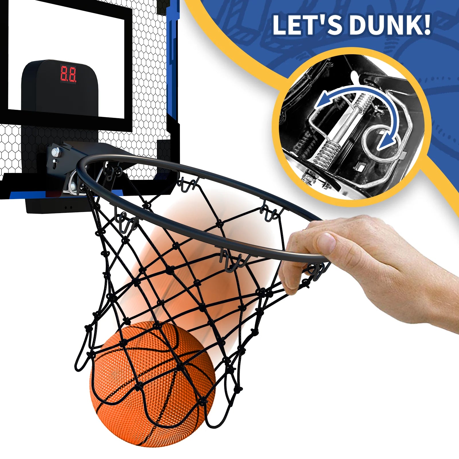 Foldable Kids Basketball Hoop Set – Indoor & Outdoor Fun