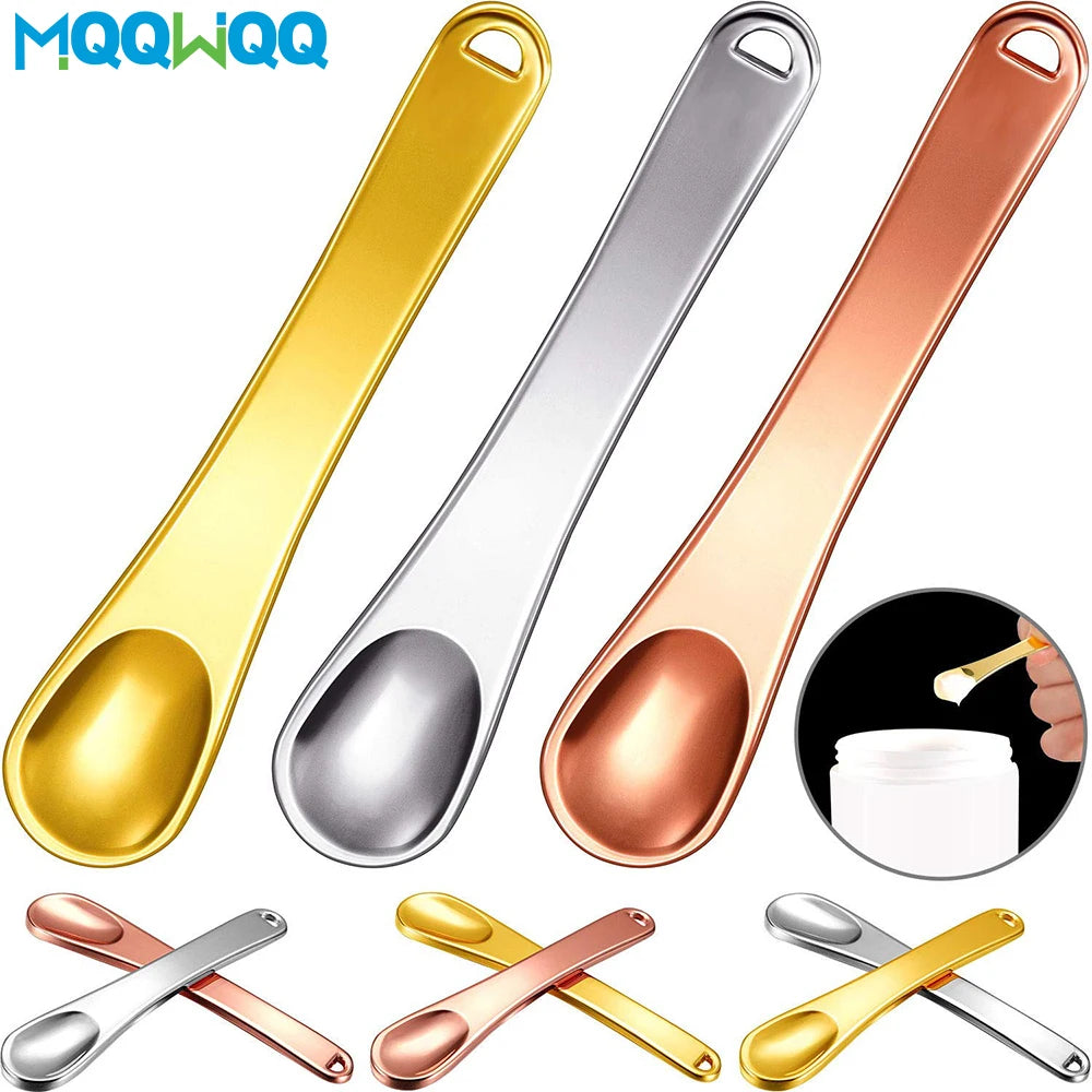 Mini Metal Makeup Spatula & Eye Cream Massage Stick