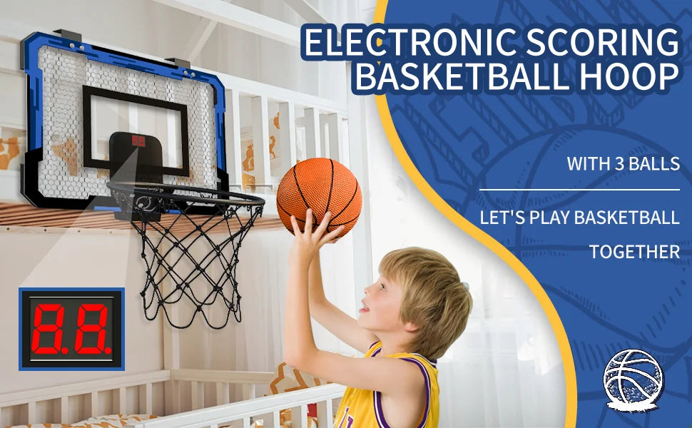 Foldable Kids Basketball Hoop Set – Indoor & Outdoor Fun