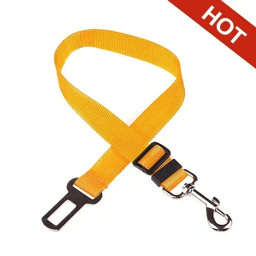 Adjustable Pet Car Seat Belt for Dogs and Cats – Safety Harness Clip