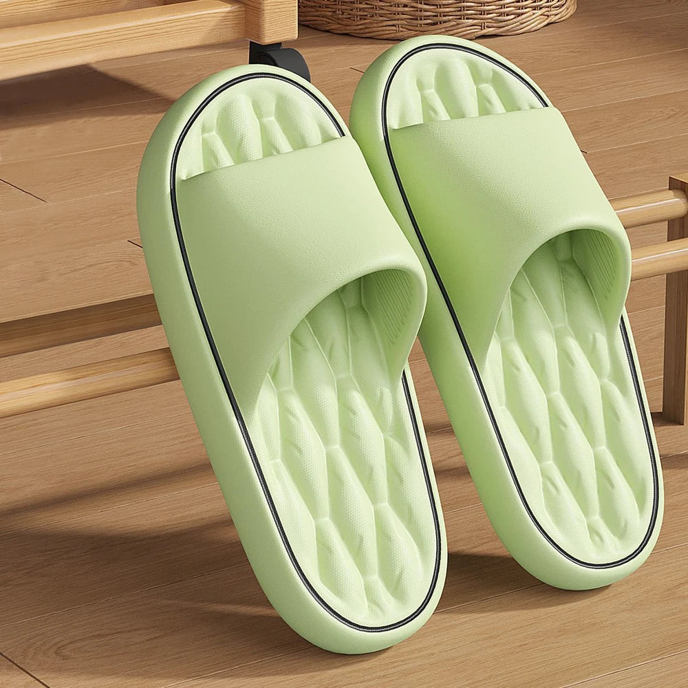 BASATU Cartoon Summer Slides – Soft Non-Slip Couple Slippers