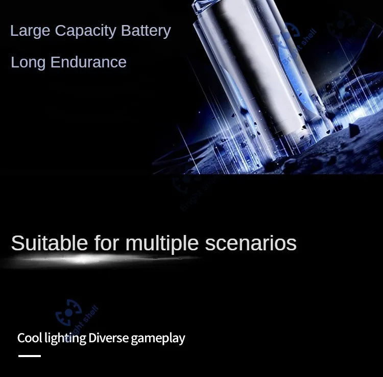 RGB Metal Lightsaber Laser Sword – 15 Color Change with Sound Effects