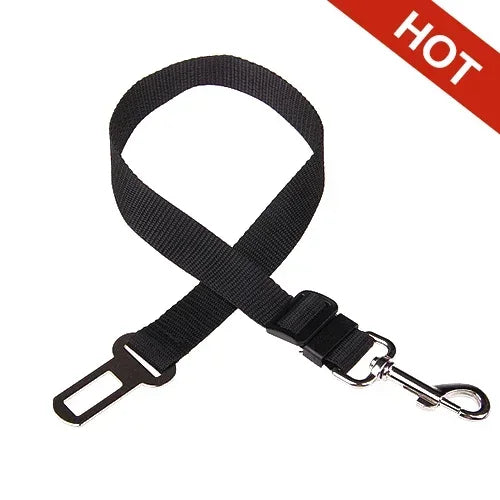Adjustable Pet Car Seat Belt for Dogs and Cats – Safety Harness Clip