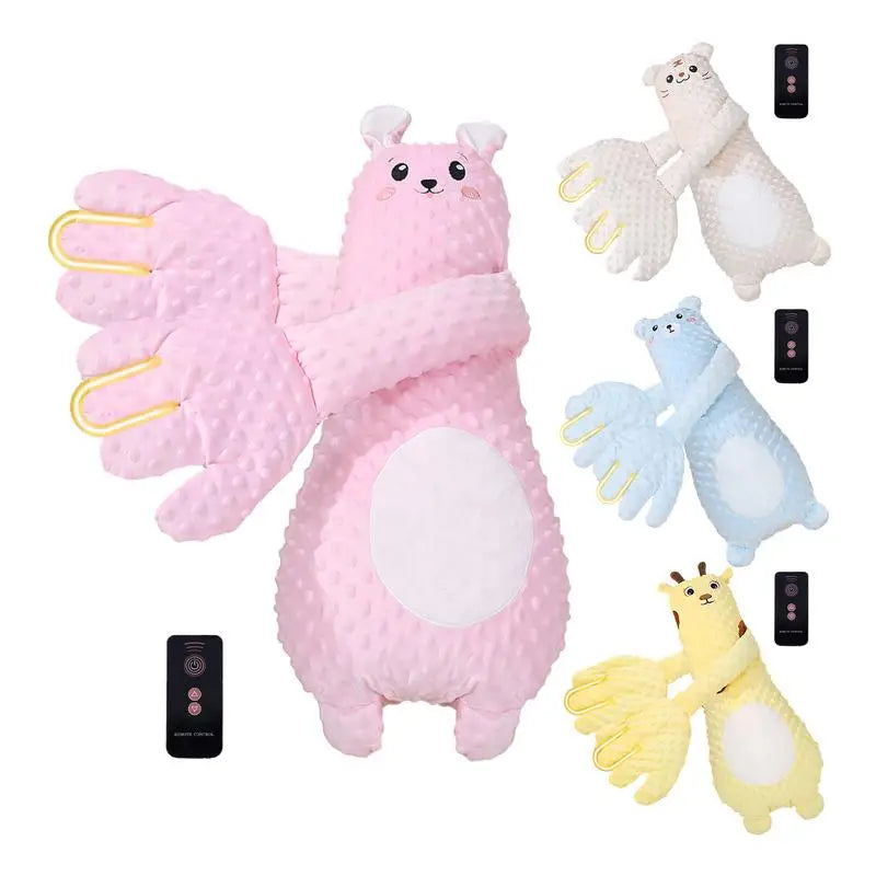 Automatic Baby Sleep Aid Pillow with Remote, Adjustable Soothing Palms