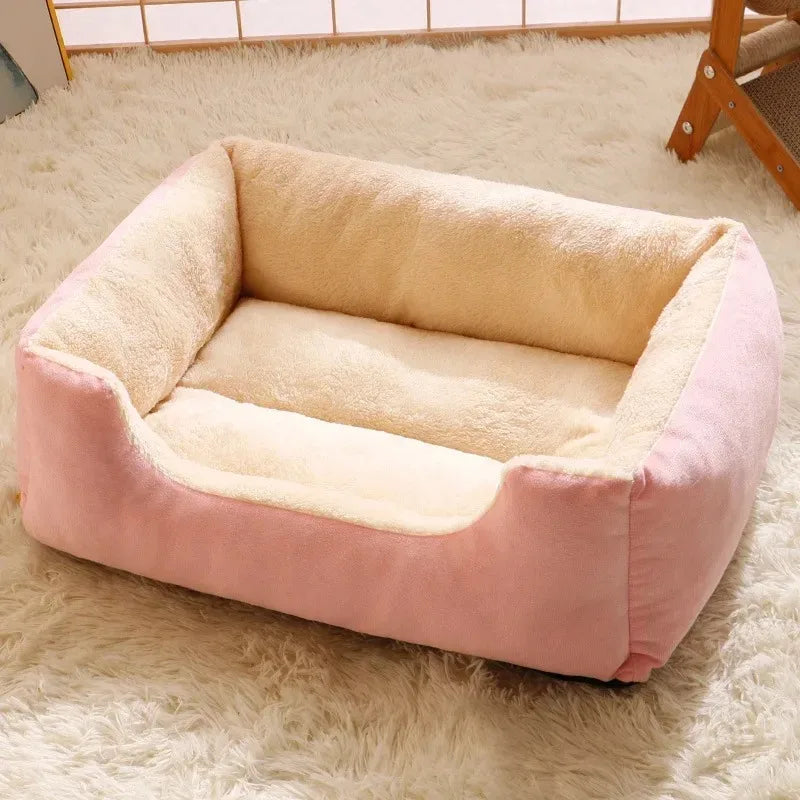 Soft Pet Bed Cushion for Cats and Small Dogs – Warm & Washable