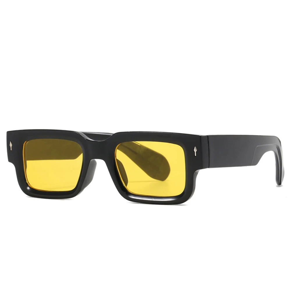 LNFCXI Retro Men Square Sunglasses