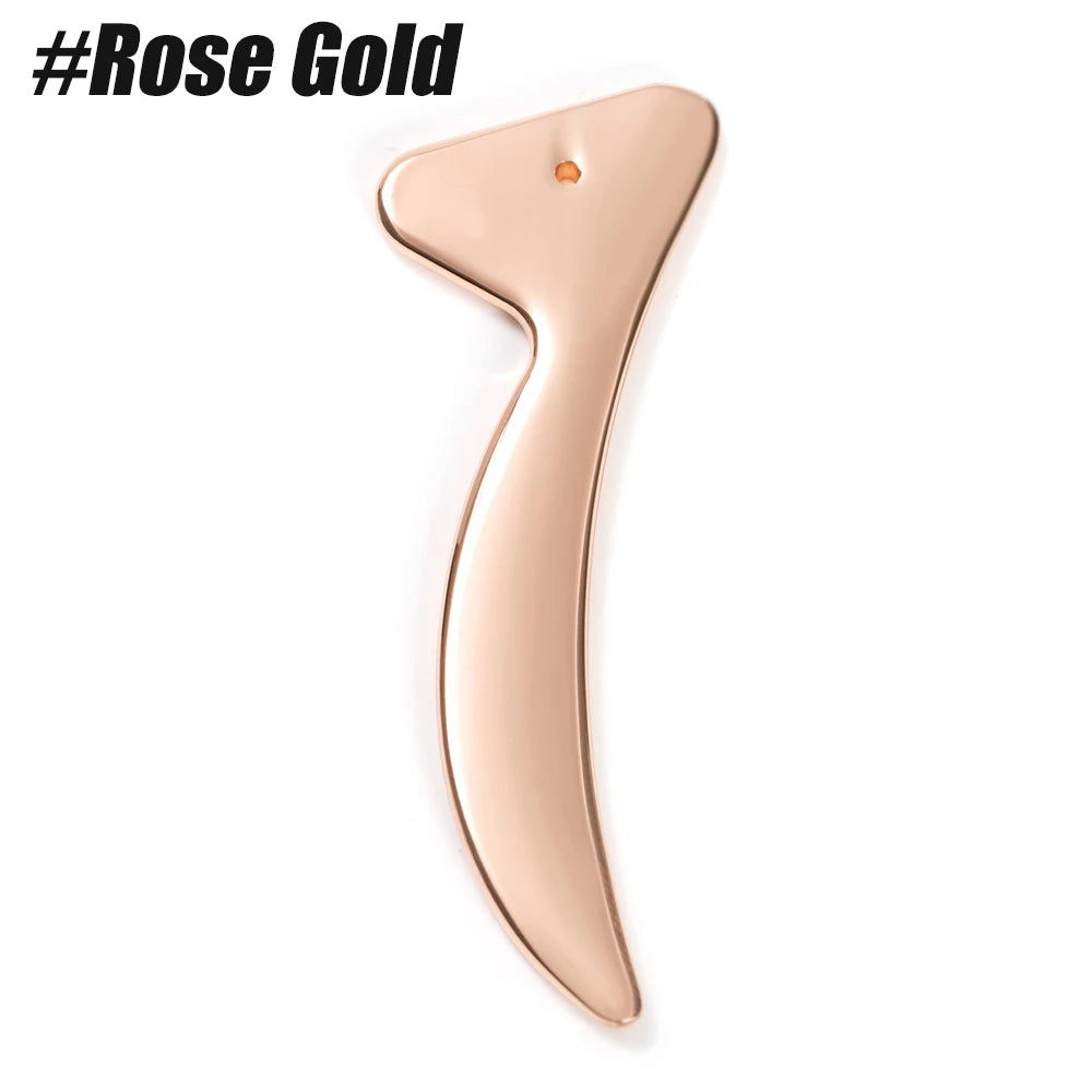 Mini Metal Makeup Spatula & Eye Cream Massage Stick