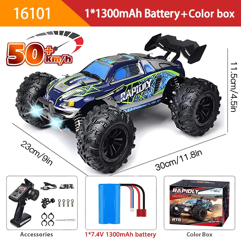 1:16 High-Speed 4WD RC Car - 70KM/H or 50KM/H