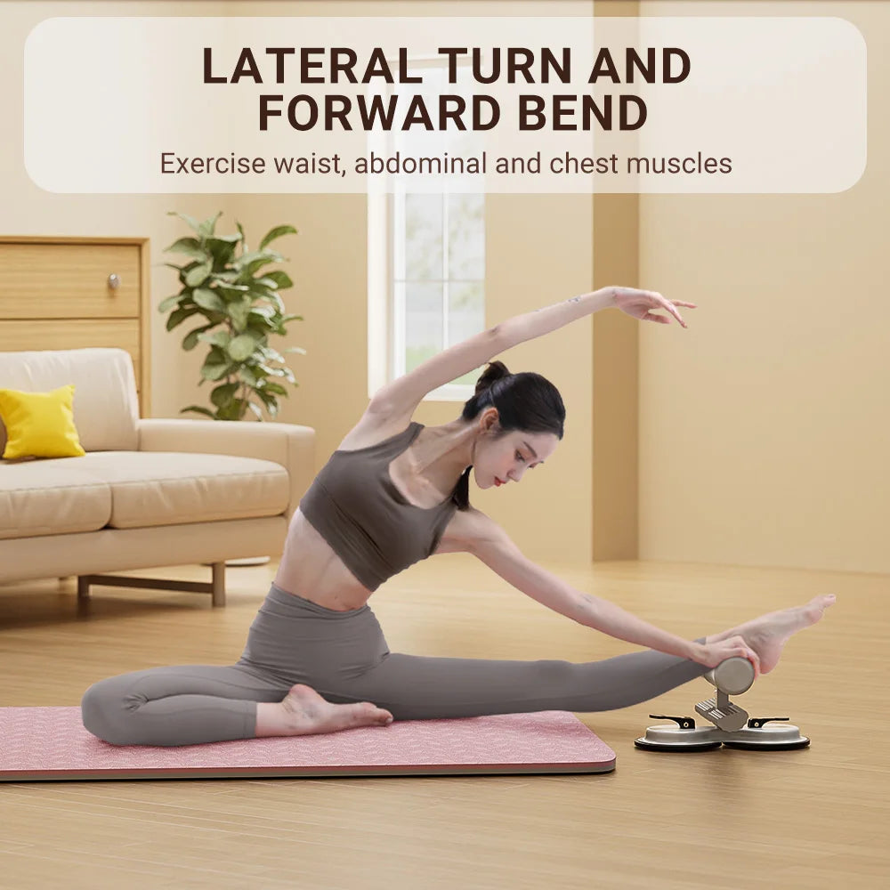 Portable Sit-Up & Push-Up Assistant for Total Body Workout
