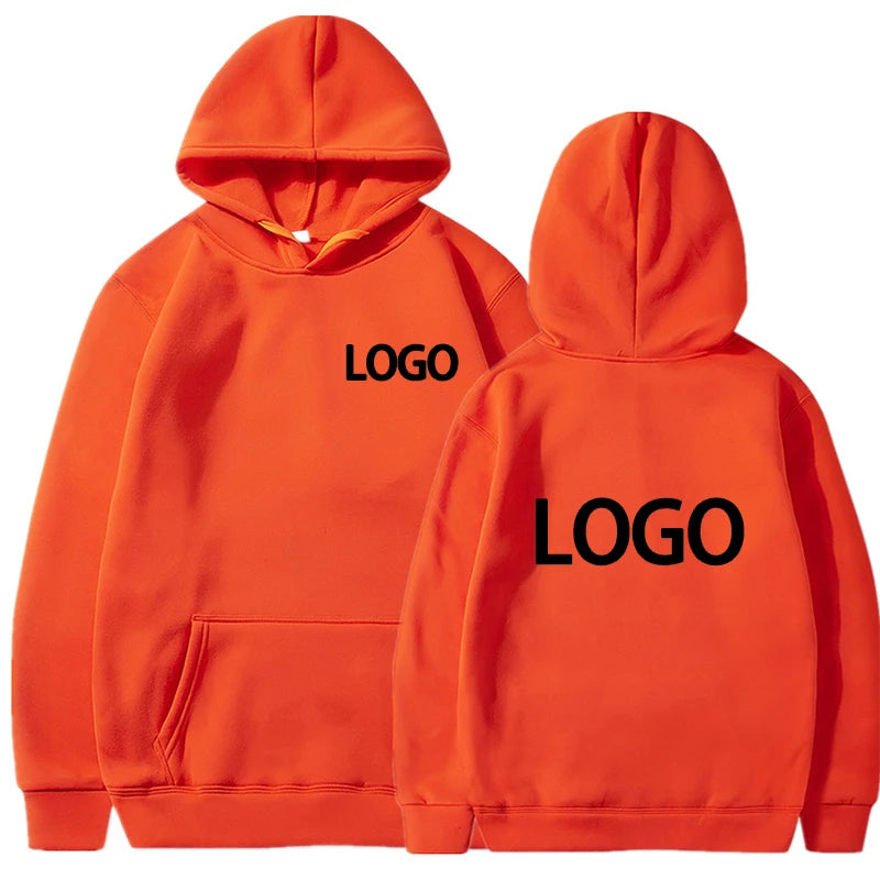 Customized Unisex Printed Hoodie – Loose Fit Streetwear Pullover