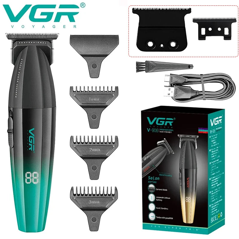 VGR V-906 Professional Rechargeable Hair Trimmer & Beard Clipper