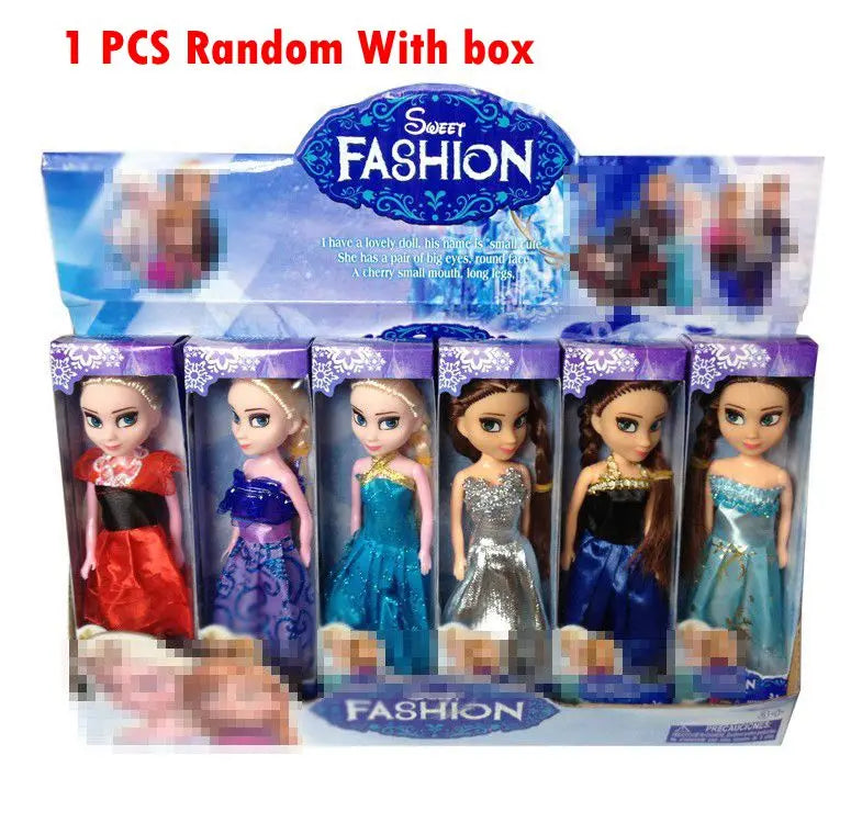 16CM Disney Frozen Princess Dolls - Elsa & Anna