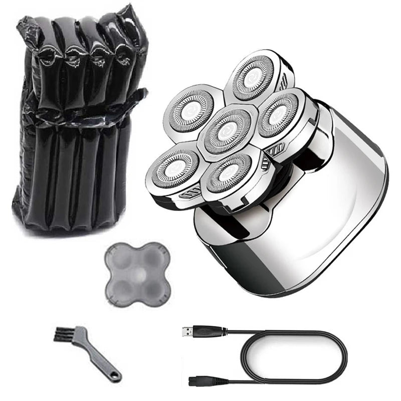 Men’s Multi-Grooming Kit – Electric Shaver & Beard Trimmer with Digital Display