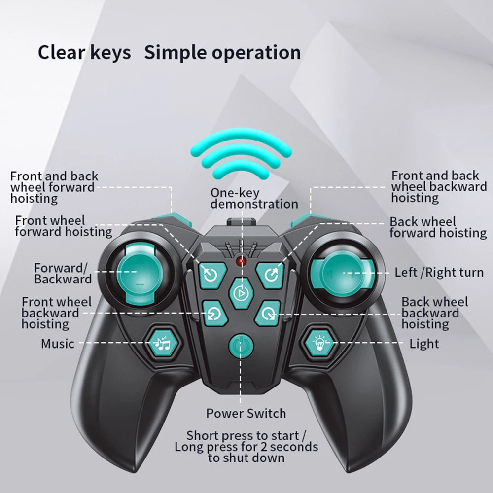 Kid's 8-Wheel RC Car Toy - Vivabazaarsstore