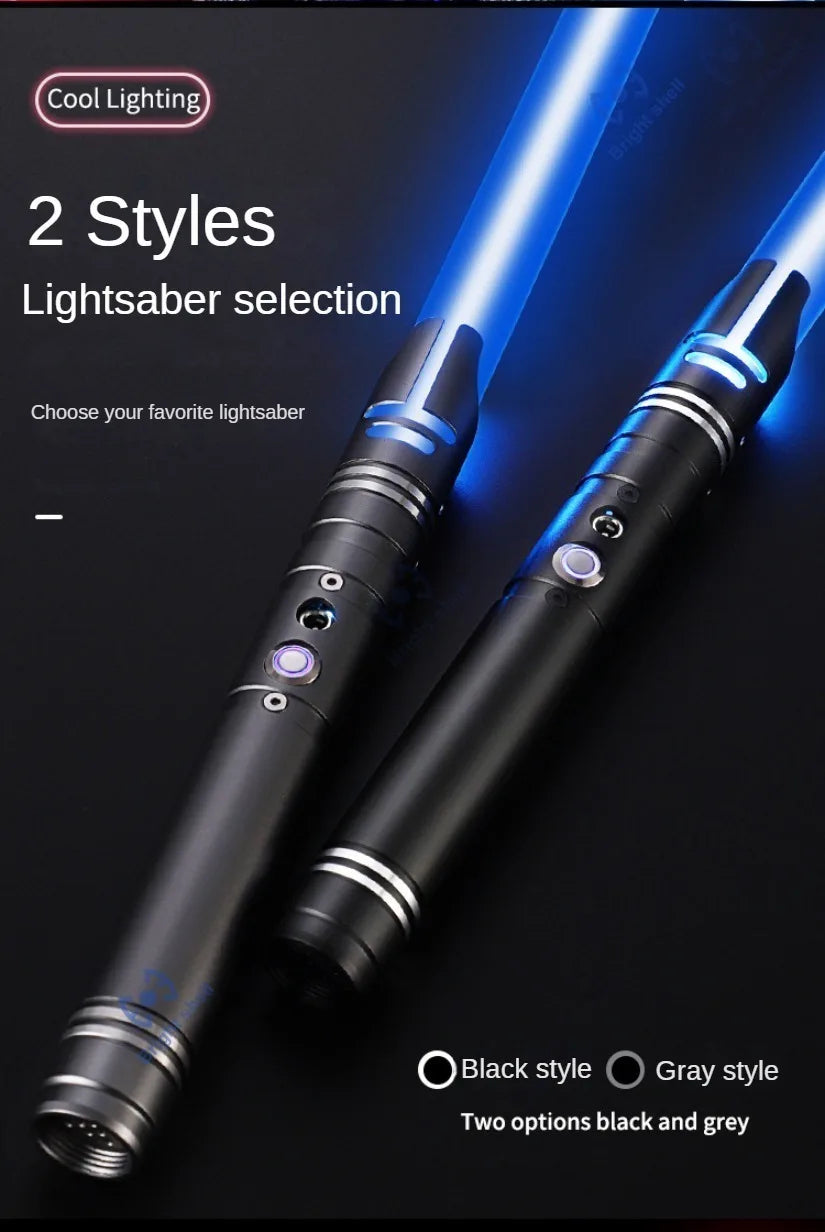 RGB Metal Lightsaber Laser Sword – 15 Color Change with Sound Effects
